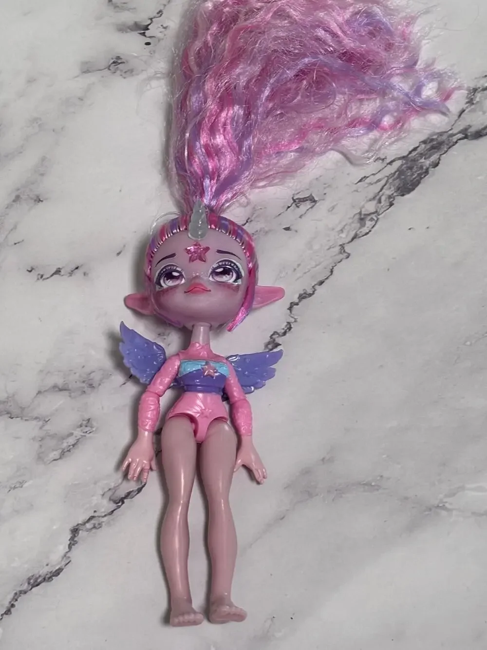 Magic Mixies Unia Doll Unicorn Pixlings Pixie Doll Pink Hair 6
